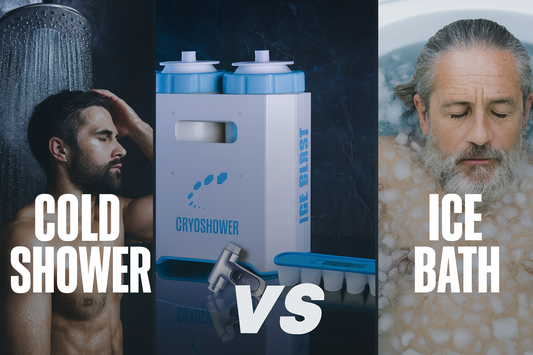 Cold Showers vs Ice Baths: How the CryoShower® Ice Blast Bridges the Gap