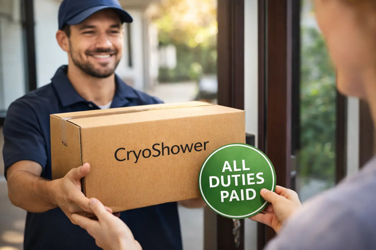 Import Duties & Taxes – Choose Your Delivery Option CRYOSHOWER®