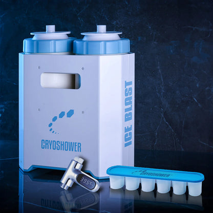 CryoShower® Ice Trays (Set of 4) – Oversized Cubes for Colder, Longer Showers